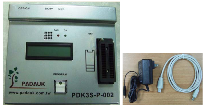 應廣單片機PDK3S-P-002燒錄器